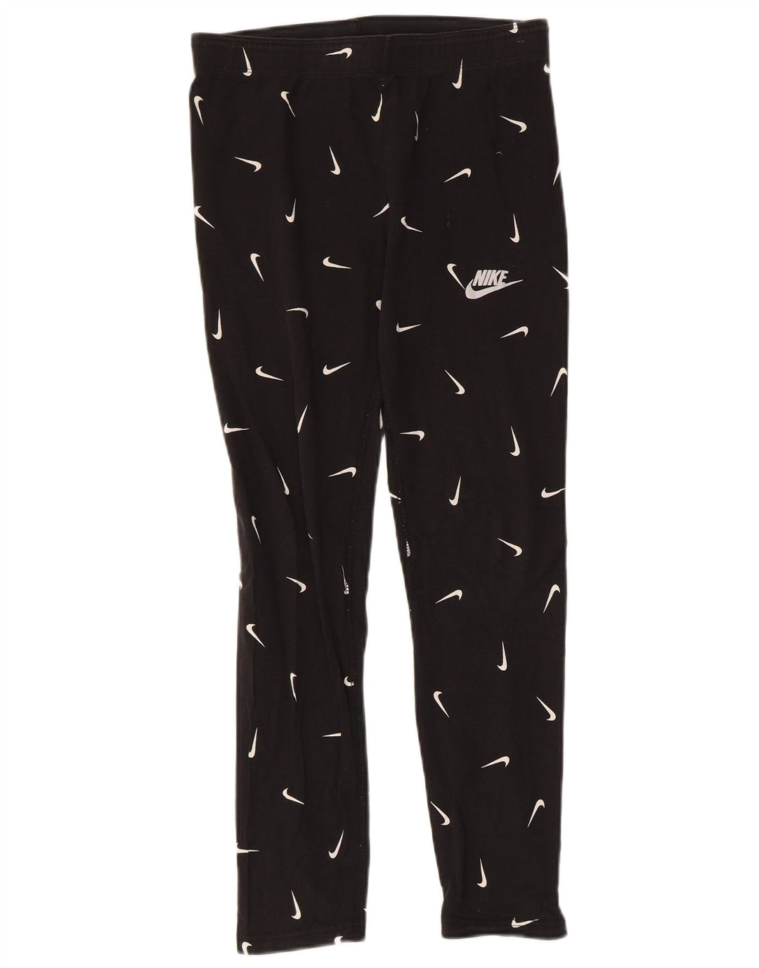 NIKE Tight Fit Grafik-Leggings für Mädchen, 13–14 Jahre, XL, schwarze Baumwolle