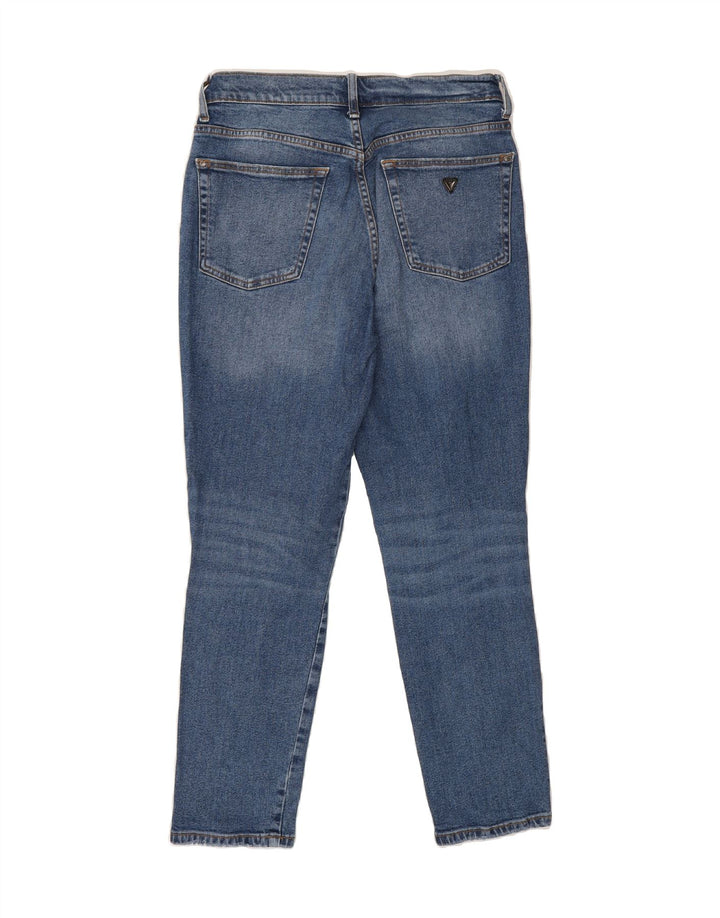GUESS Womens Distressed Slim Jeans W28 L26 Blue Cotton Vintage Guess and Second-Hand Guess from Messina Hembry 