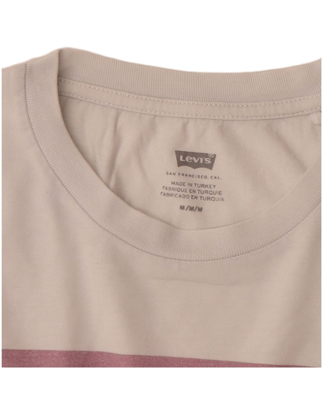LEVI'S Damen-T-Shirt mit Grafik, UK 12, mittelweiße Baumwolle