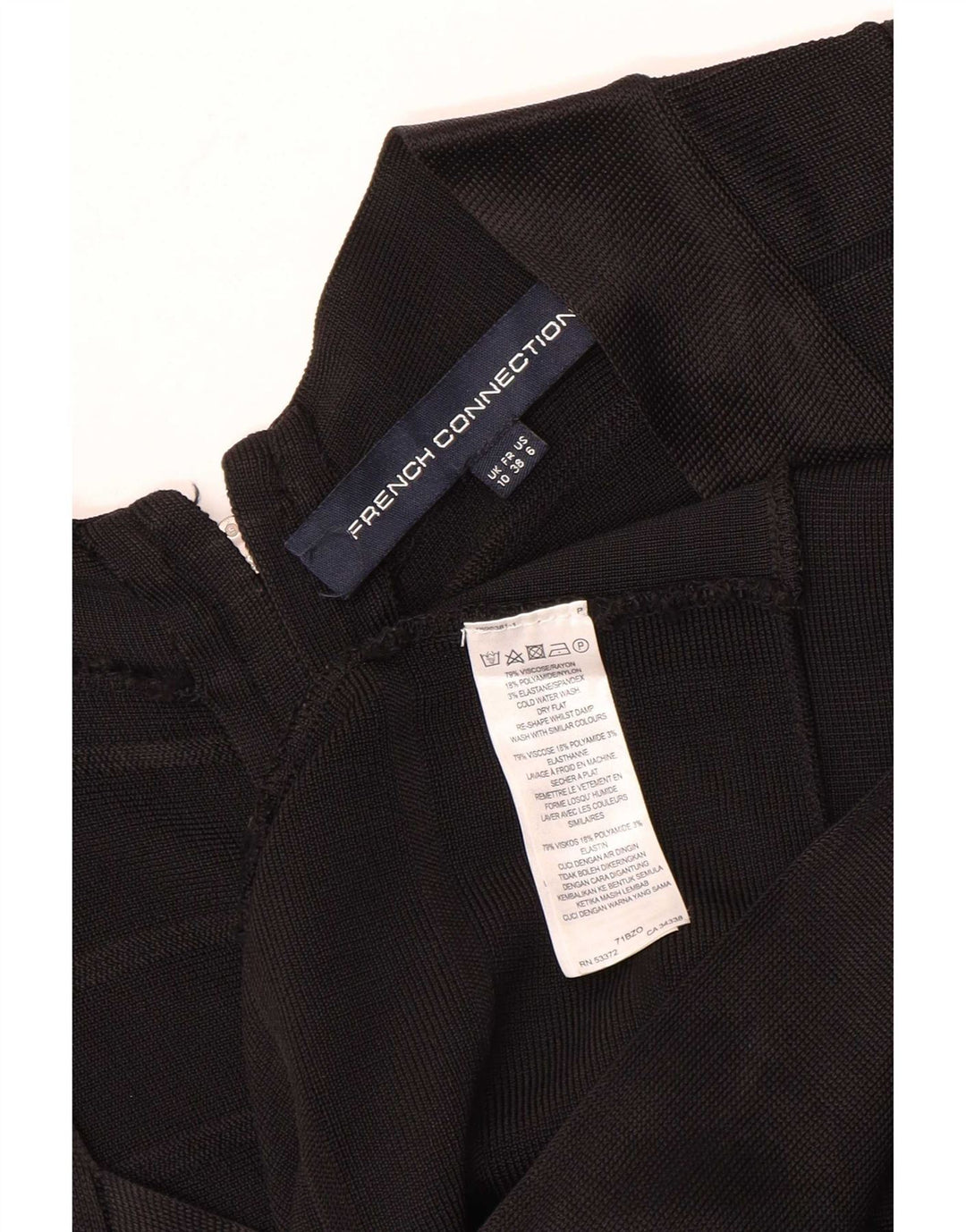 French Connection Damen-Etuikleid, Gr. 40, Größe S, Schwarz, Viskose