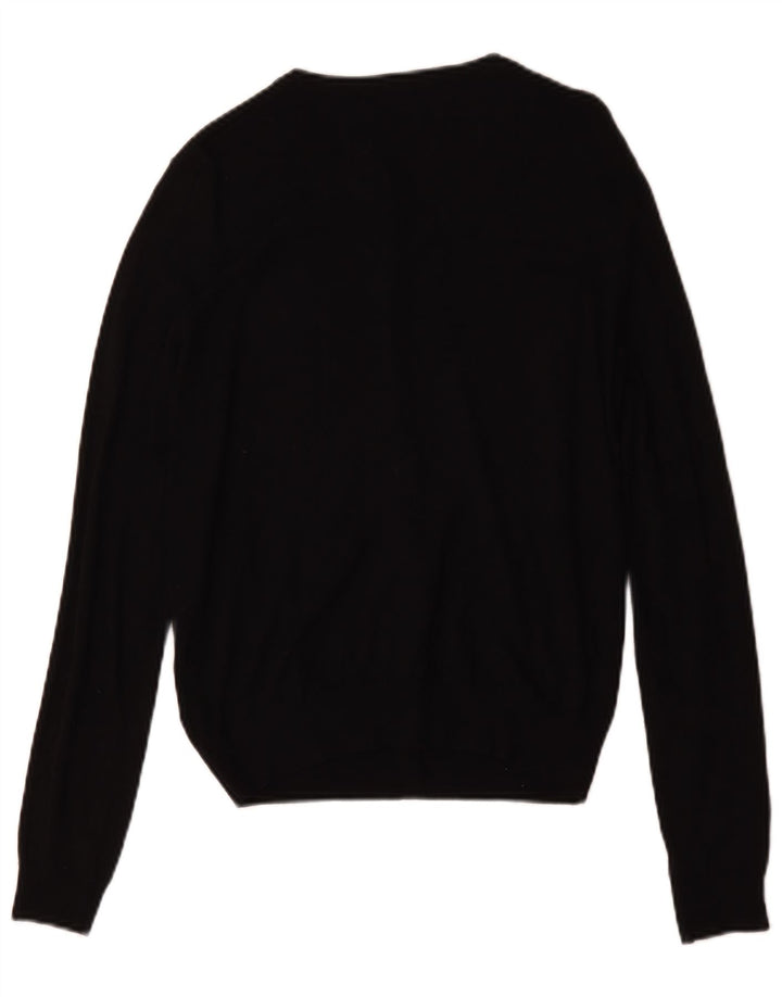Marks & Spencer Damen-Cardigan-Pullover UK 12 Mittelschwarze Viskose