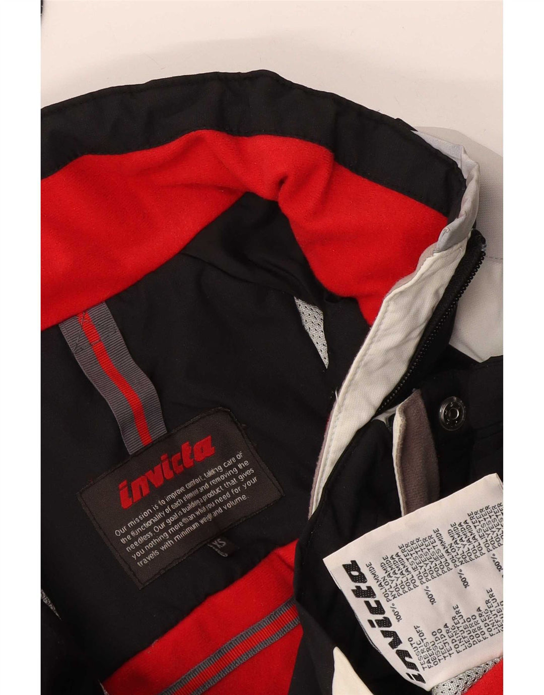 Invicta Damen-Skijacke in Übergröße, UK 6, XS, Schwarz, Colourblock-Polyamid