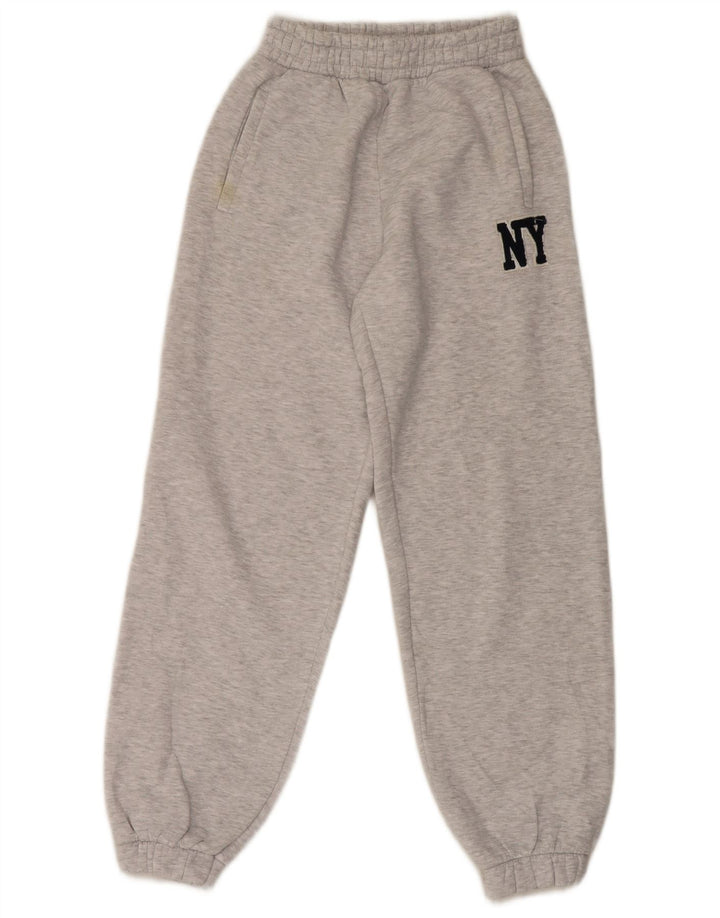 Zara Herren-Trainingshose, Jogginghose, klein, grau, Polyester