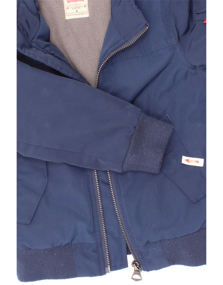 Levi's Bomberjacke für Jungen, 3–4 Jahre, marineblaues Polyester