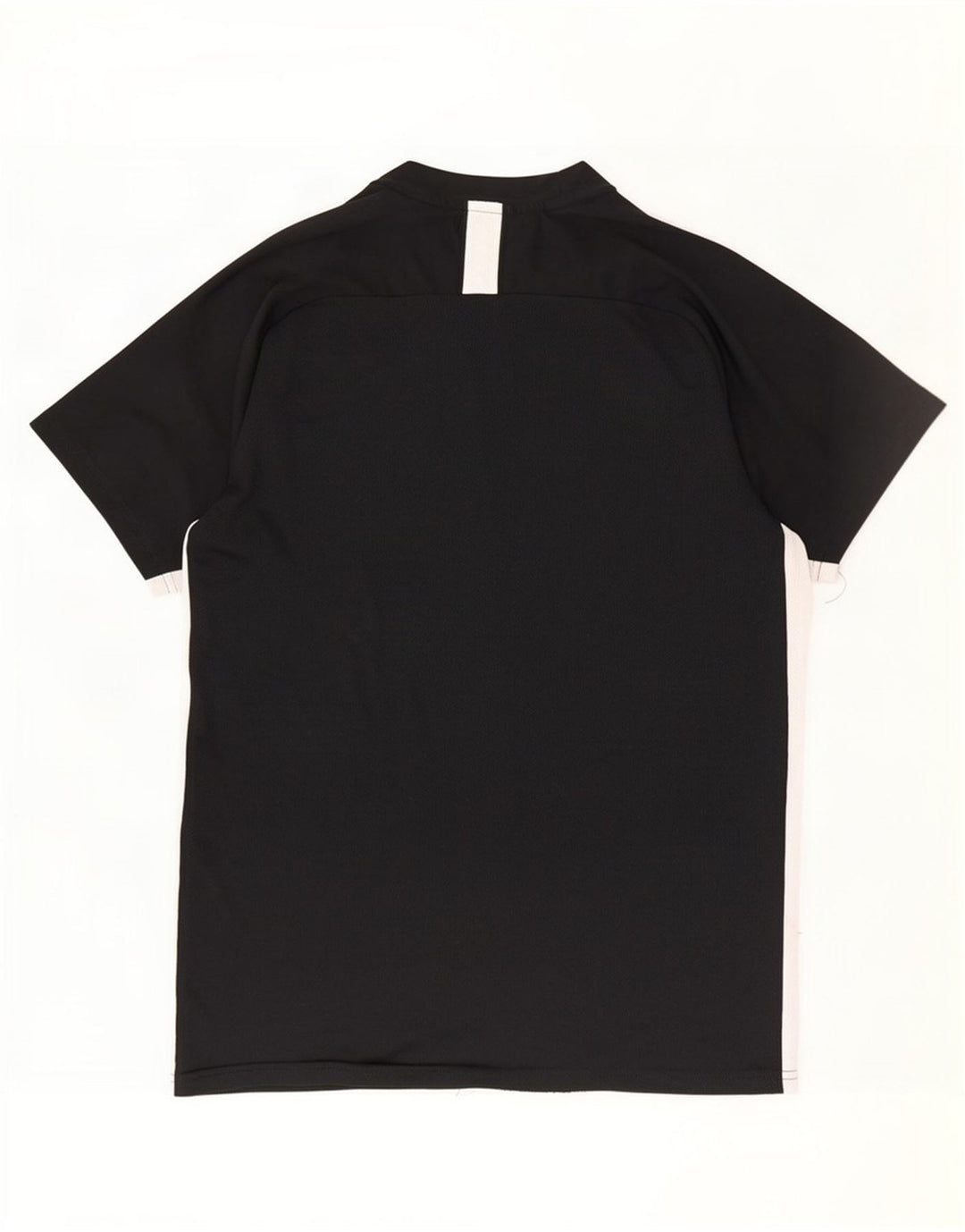Nike Herren Dri Fit T-Shirt-Oberteil, großes, schwarzes Farbblock-Polyester