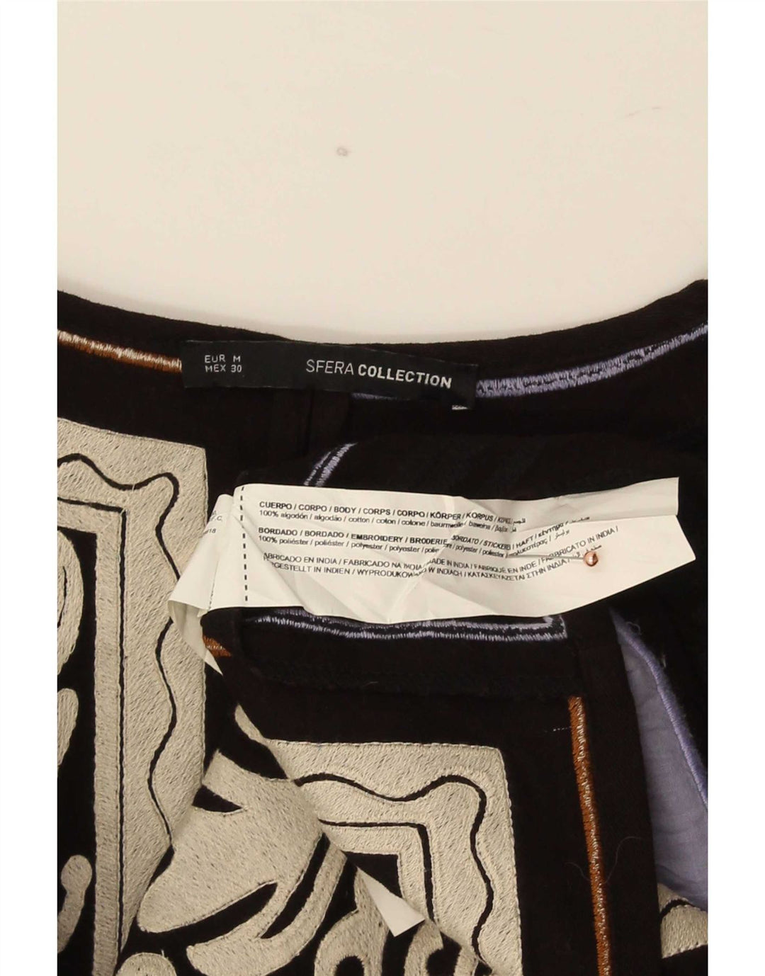 Ärmelloses Etuikleid für Damen von Sfera, Größe M, mehrfarbig, Patchwork