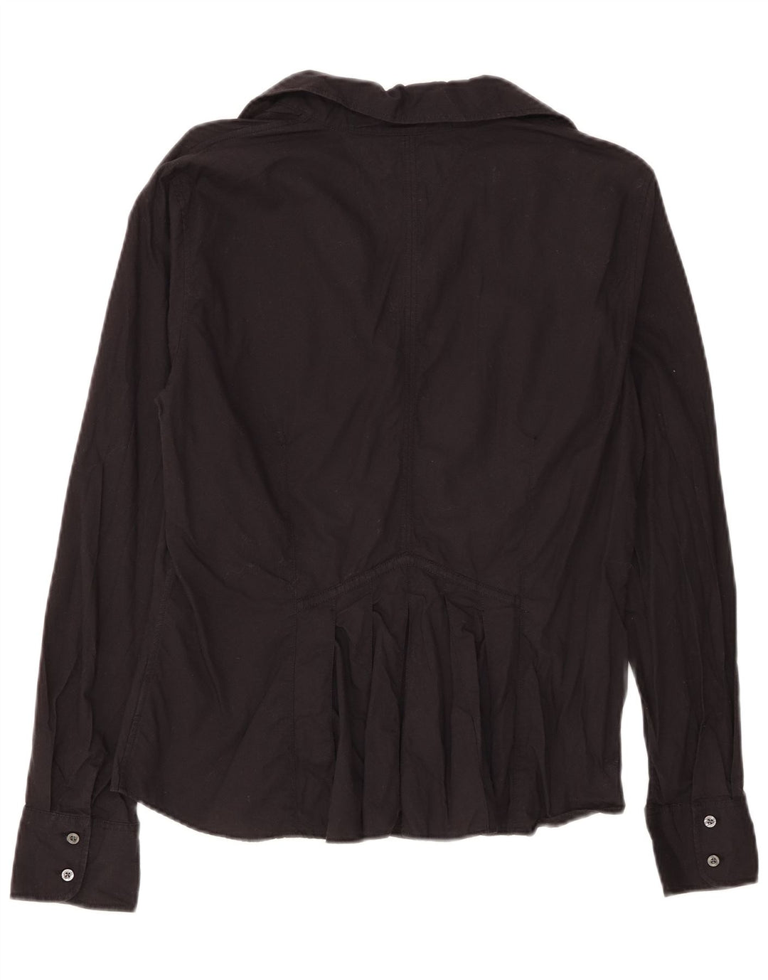 Tommy Hilfiger Damenhemd UK 14 Large Schwarz Baumwolle