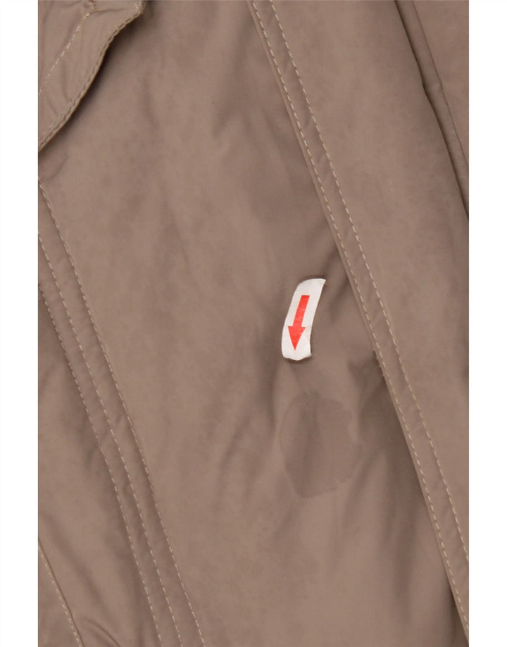Kappa Herren-Jacke mit Kapuze, gepolstert, UK 42, XL, Beige, Polyester