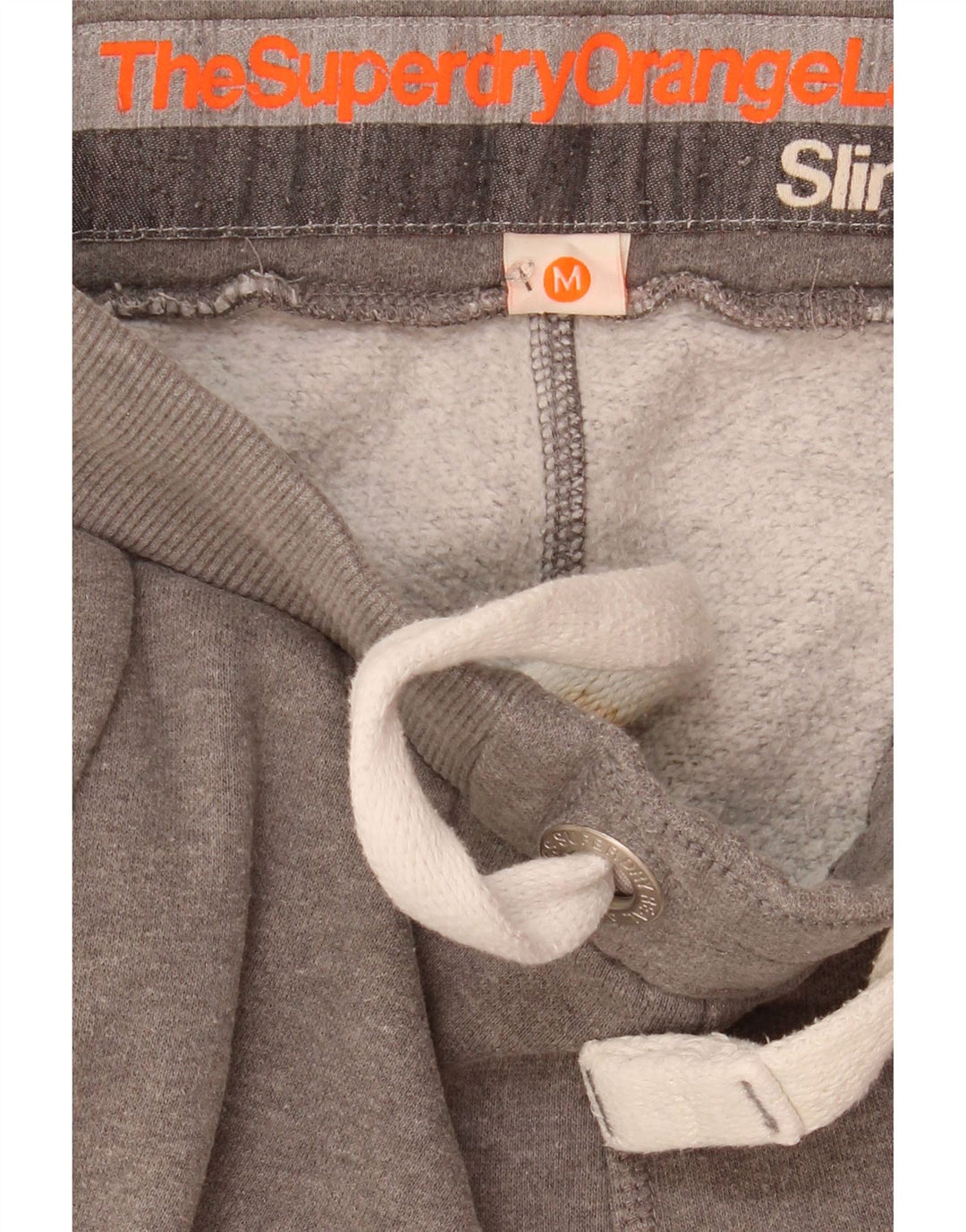 Superdry Damen-Trainingshose, Jogginghose, UK 14, mittelgrau meliert