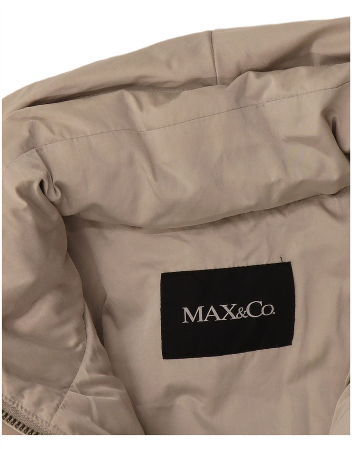 Max & Co. Wattierte Damenjacke UK 12 Medium Beige