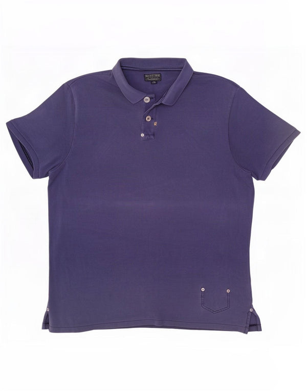 Ralph Lauren Herren Poloshirt 2XL Marineblau Baumwolle
