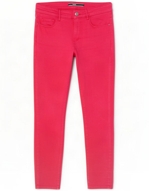 Massimo Dutti Damen Skinny Jeans EU 36 XS W26 L27 Pink