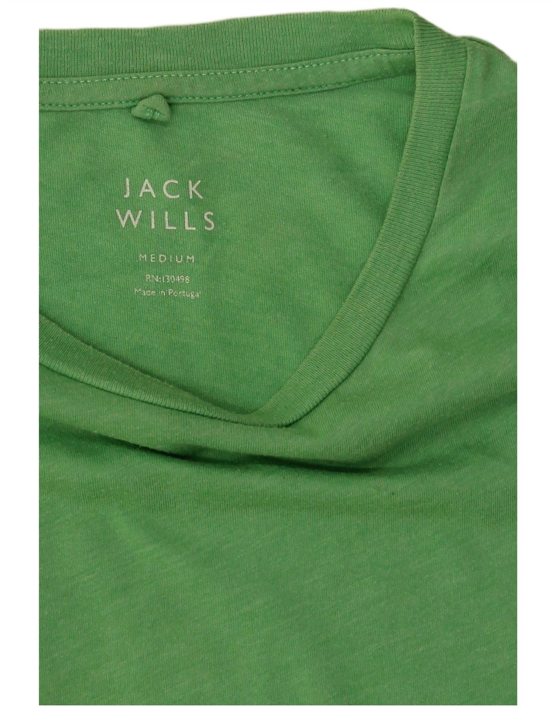 Jack Wills Herren-T-Shirt aus mittelgrüner Baumwolle