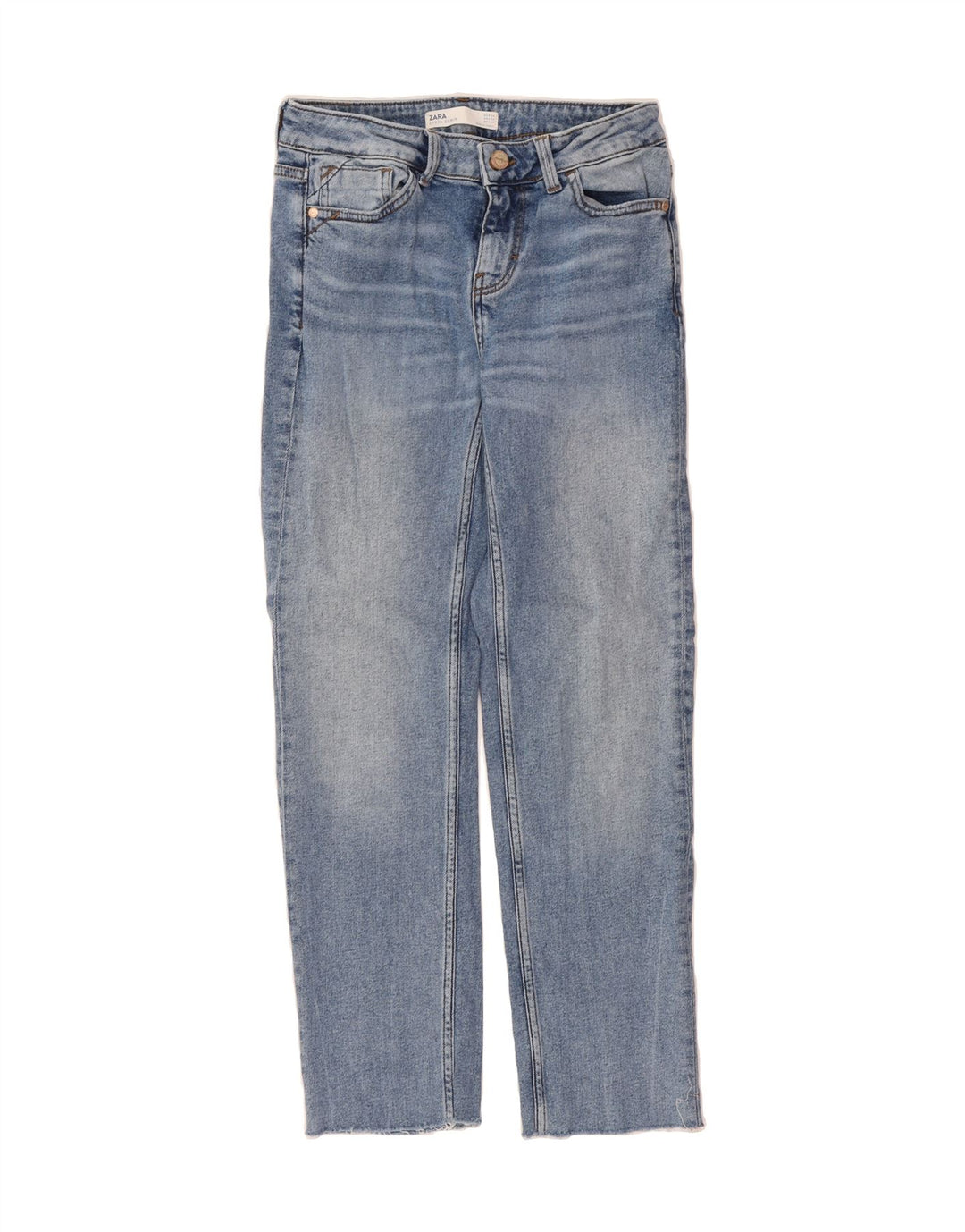 ZARA Womens Straight Jeans EU 36 XS W26 L27 Blue Vintage Zara and Second-Hand Zara from Messina Hembry 