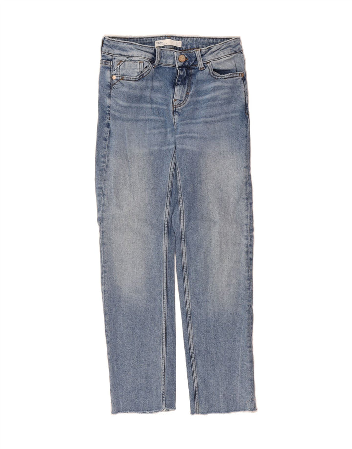 ZARA Womens Straight Jeans EU 36 XS W26 L27 Blue Vintage Zara and Second-Hand Zara from Messina Hembry 