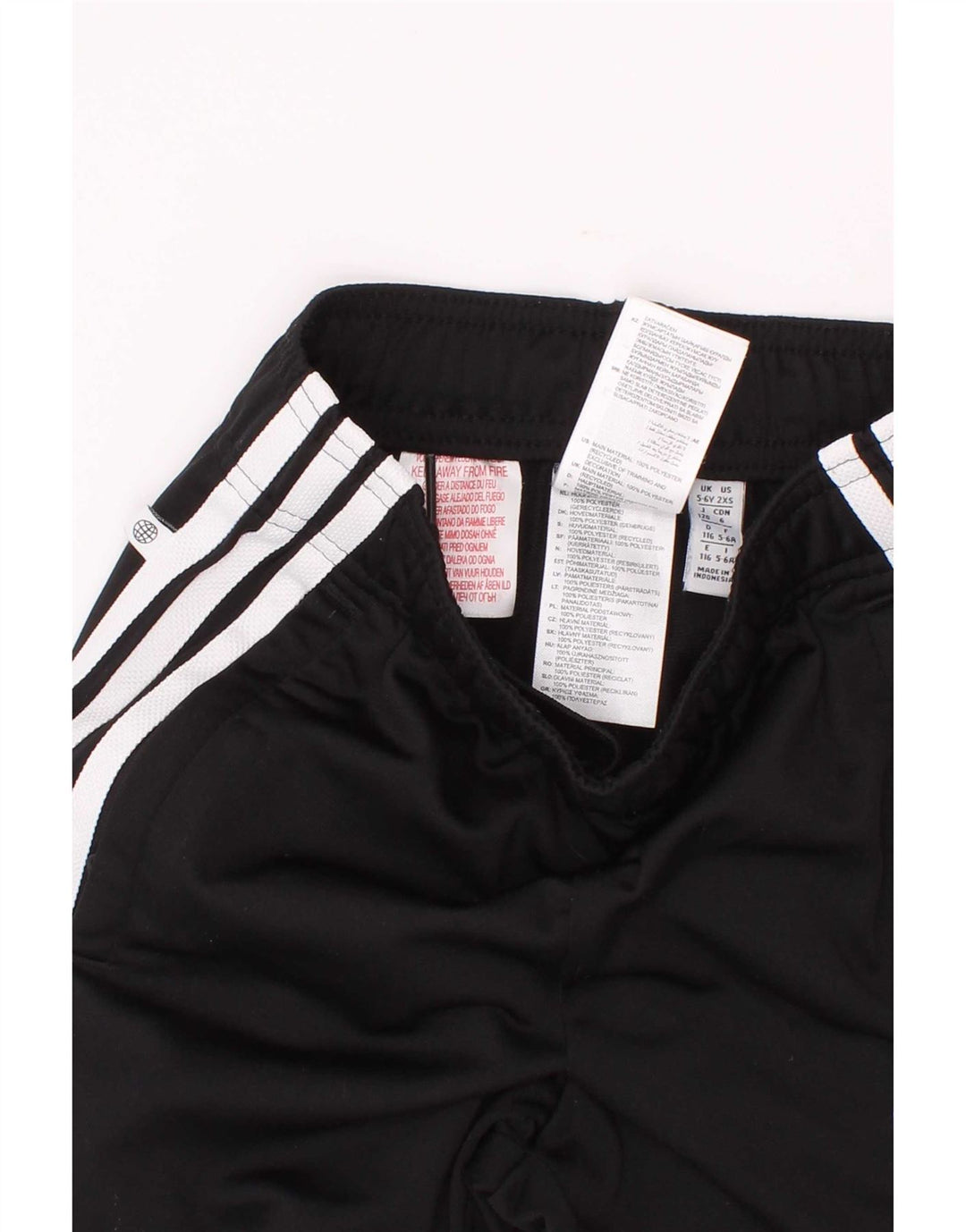 Adidas Jungen Trainingshose Jogger 5-6 Jahre Schwarz Polyester