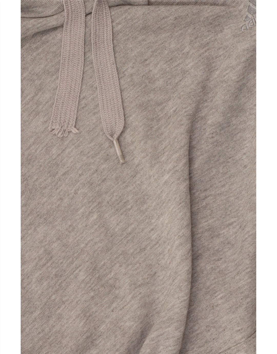 Adidas Herren Kapuzenpullover Mittelgrau gefleckte Baumwolle