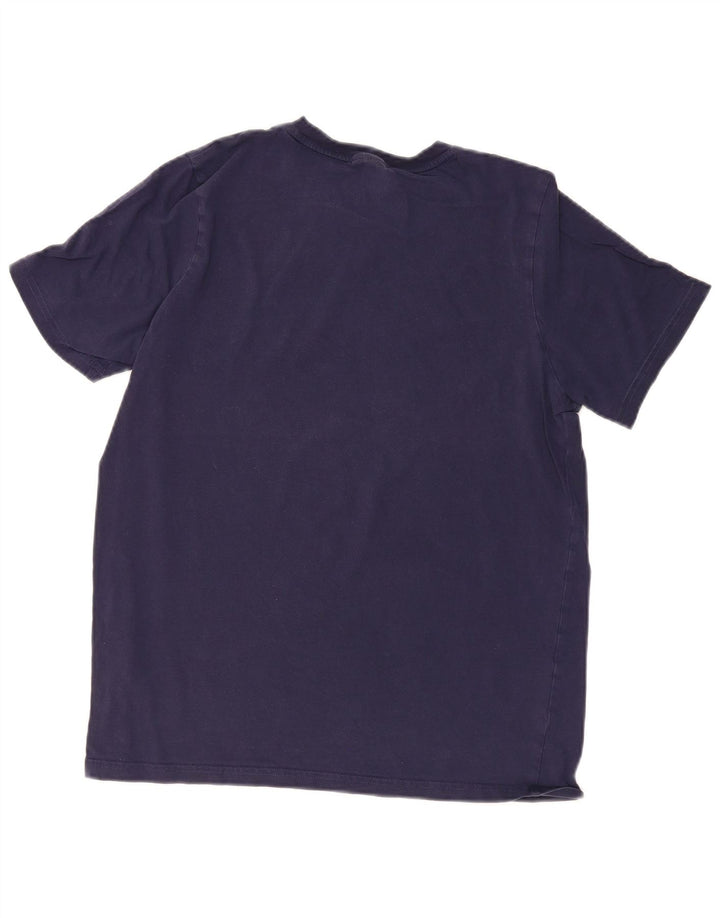 PUMA Mens Graphic T-Shirt Top Medium Navy Blue