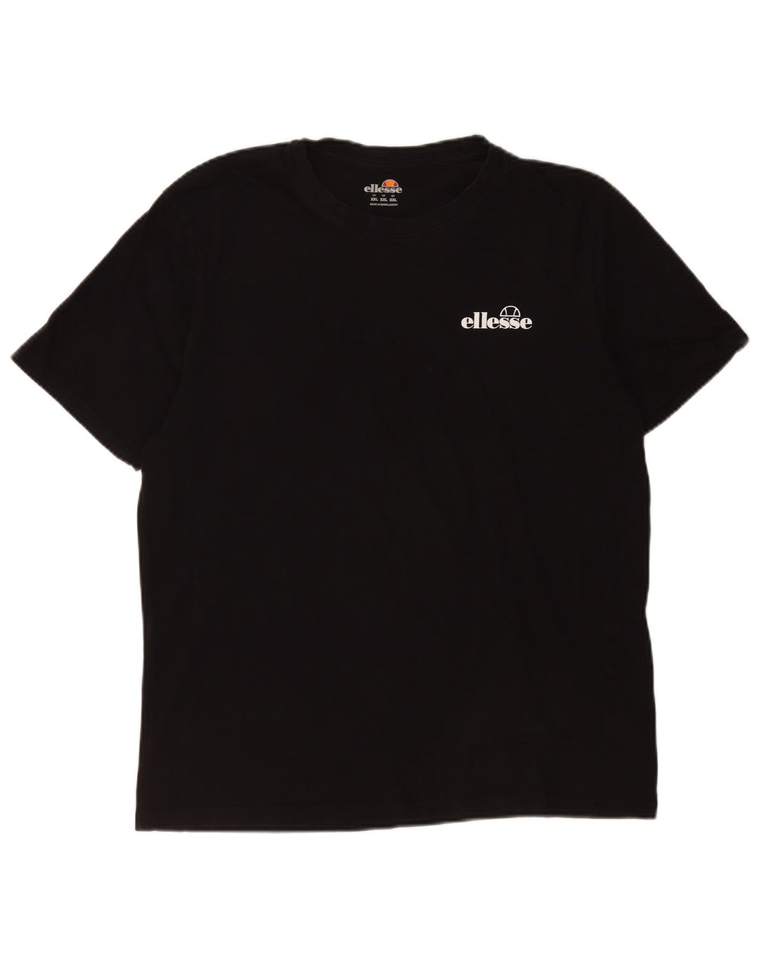 Ellesse Herren T-Shirt Top 2XL Schwarz Baumwolle