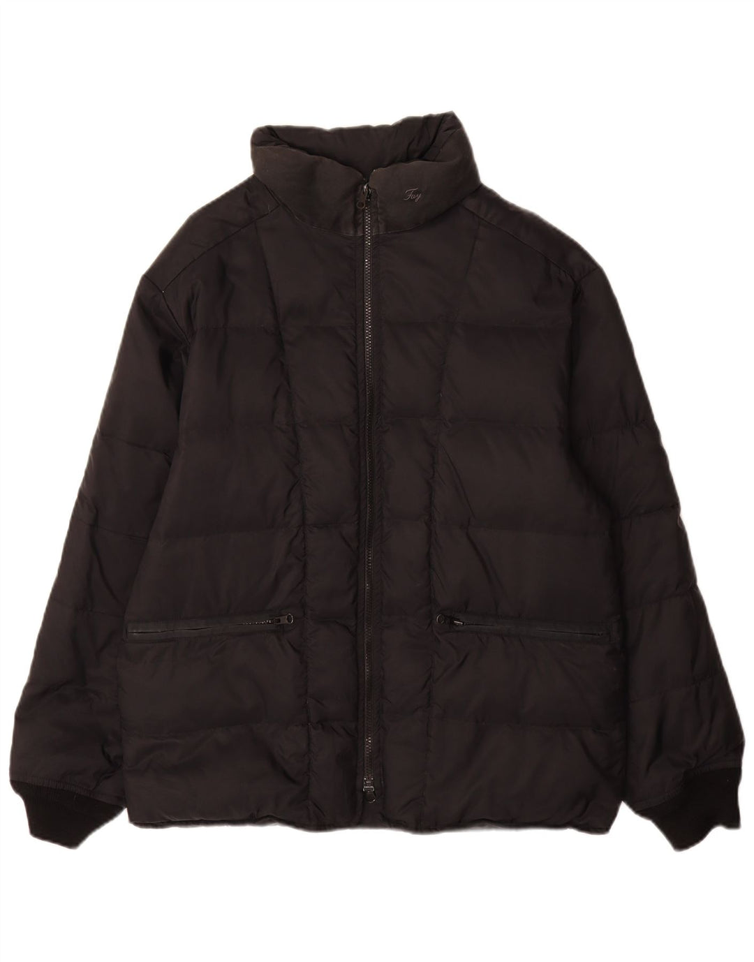 Fay Herren Wattierte Jacke UK 36 Small Schwarz Polyamid