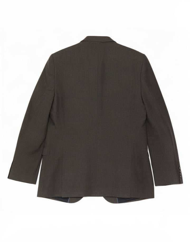 Marks & Spencer Herren-Blazer mit 2 Knöpfen, Gr. 42, Größe L, Grau, Polyester