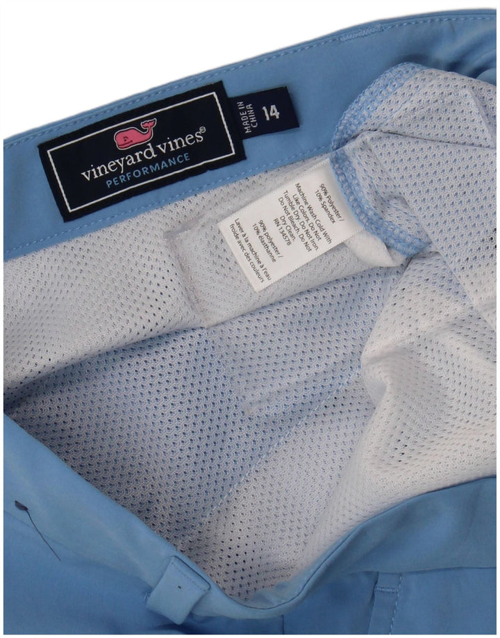 VINEYARD VINES Performance-Chinoshorts für Jungen, 13–14 Jahre, W28, Blau