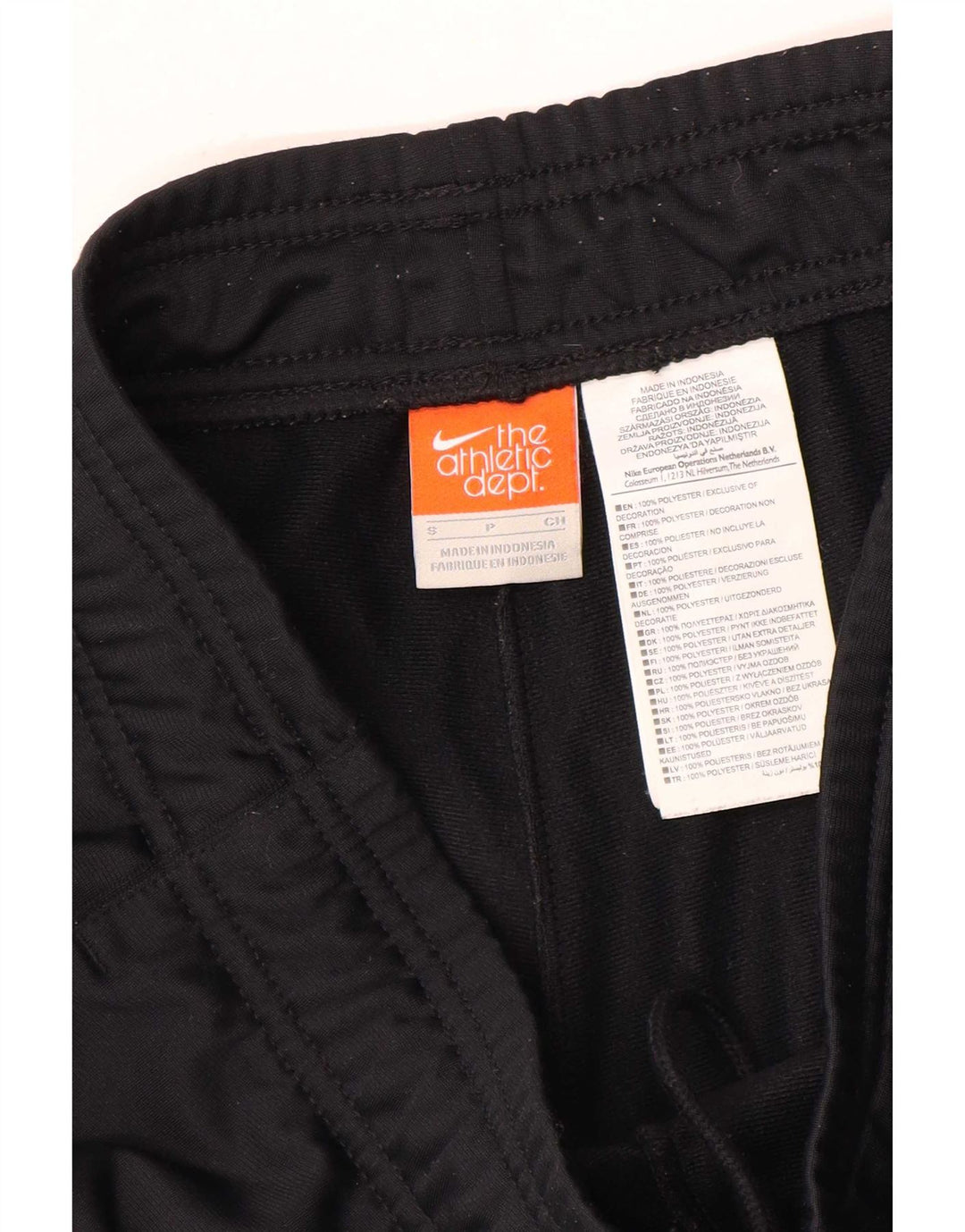 Nike Herren-Trainingshose, Größe S, Schwarz, Polyester