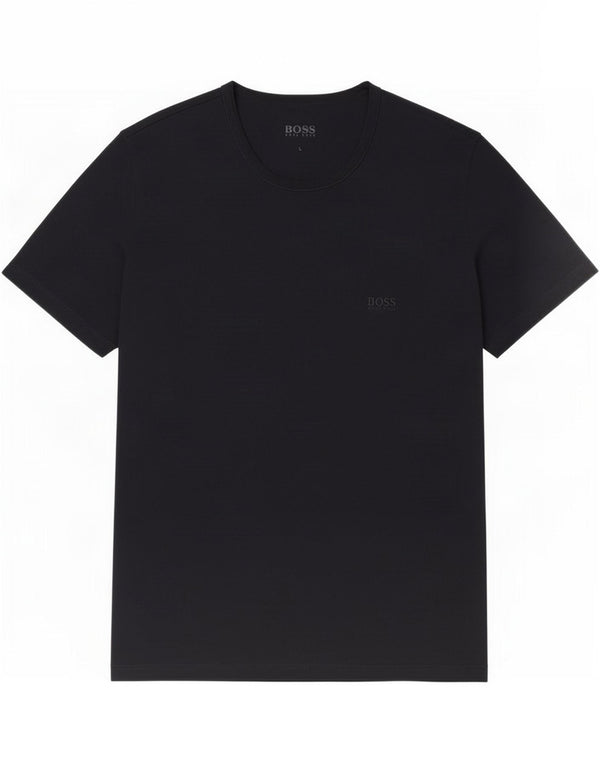 Hugo Boss Mens T-Shirt Top Large Black Cotton