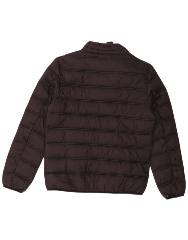 Guess Damen Wattierte Jacke UK 14 Medium Schwarz Polyamid
