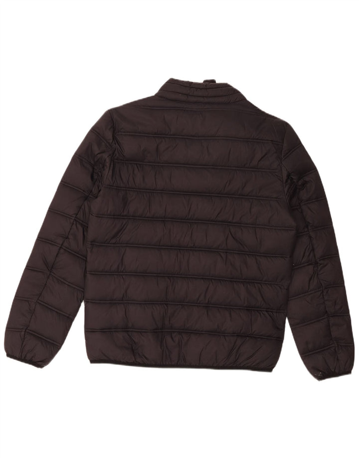 Guess Damen Wattierte Jacke UK 14 Medium Schwarz Polyamid