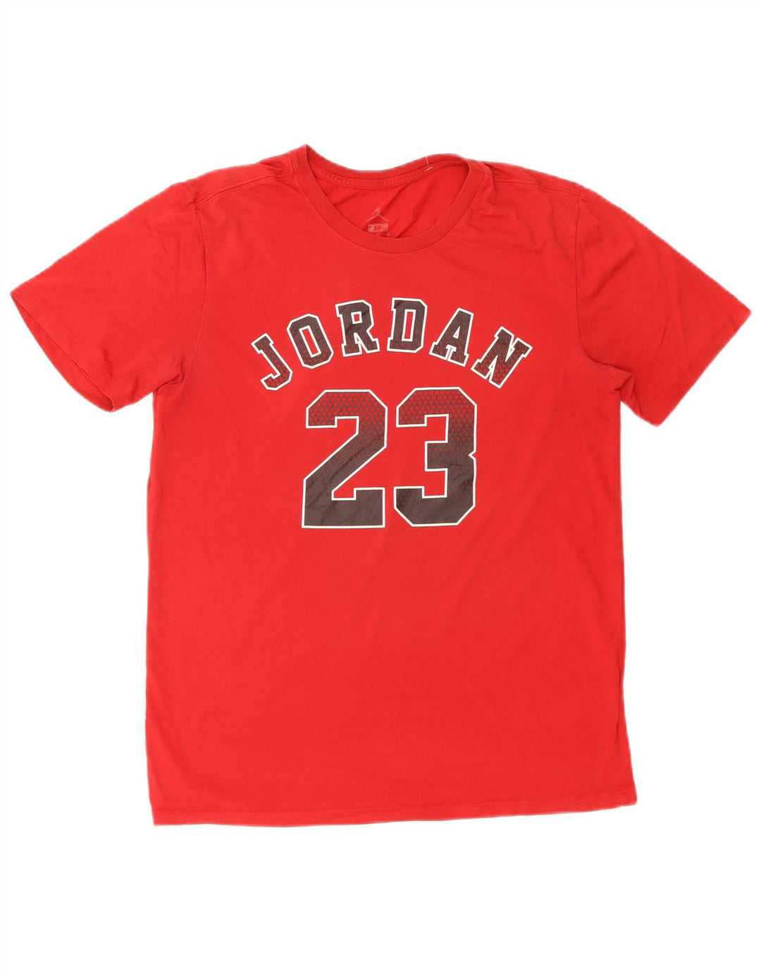 JORDAN Herren-T-Shirt mit Dri-Fit-Grafik, mittelrote Baumwolle