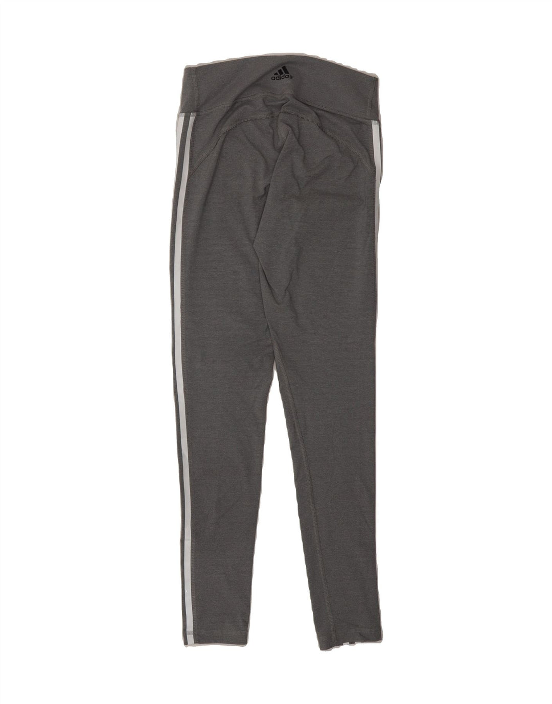 ADIDAS Womens Leggings UK 8/10 Small Grey Cotton Vintage Adidas and Second-Hand Adidas from Messina Hembry 