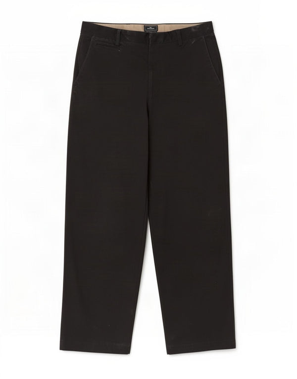 Dockers Herren-Chinohose mit lockerer Passform, W32, L32, schwarze Baumwolle