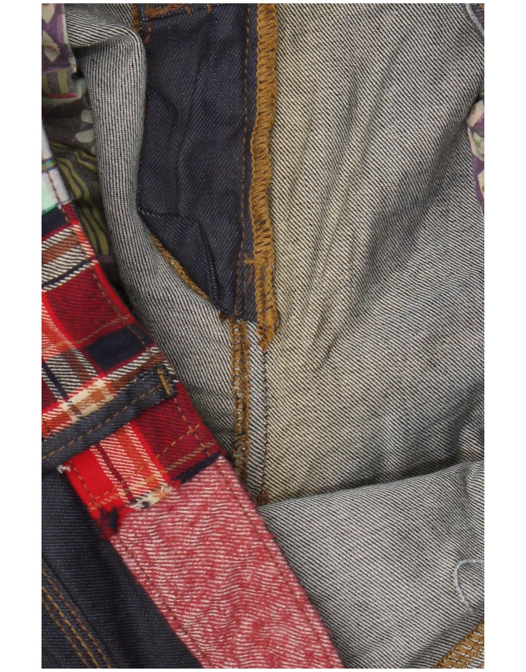 Desigual Damen Slim Jeans W34 L33 Marineblaue Baumwolle