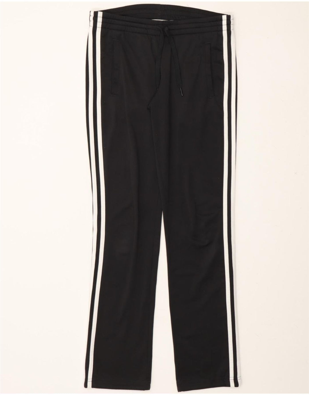 ADIDAS Womens Climalite Tracksuit Trousers UK 0/2 2XS  Black Polyester Vintage Adidas and Second-Hand Adidas from Messina Hembry 
