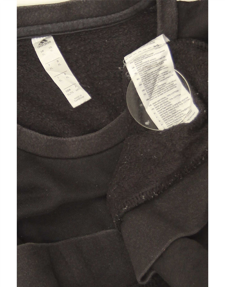 Adidas Herren Sweatshirt Pullover XL Schwarz Baumwolle
