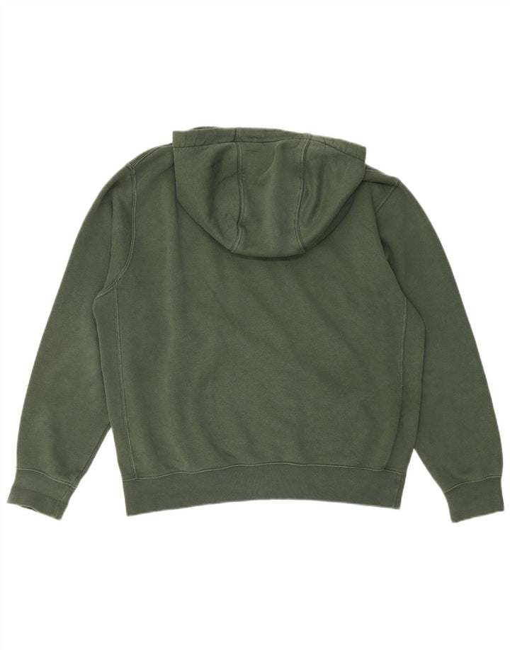 Nike Herren-Kapuzenpullover mit Grafik, mittelgrüne Baumwolle