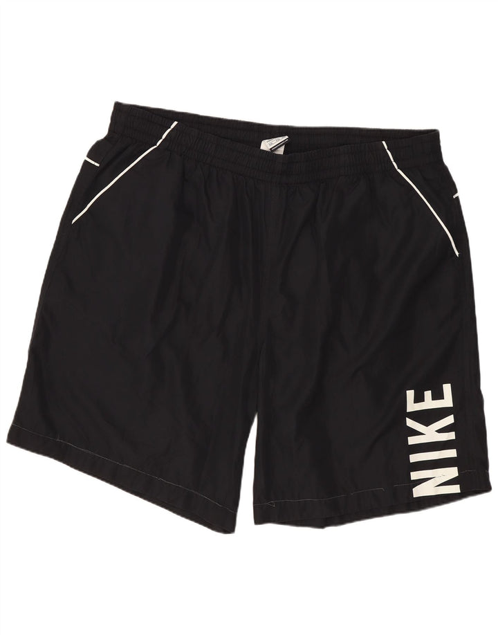 Nike Herren Graphic Sport Shorts 2XL Schwarz Polyester
