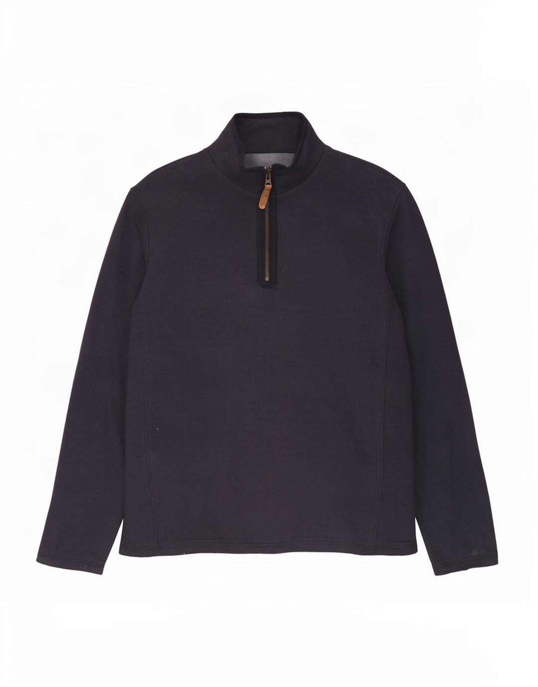 Mountain Warehouse Herren-Sweatshirt mit Reißverschluss am Kragen, mittelmarineblaue Baumwolle
