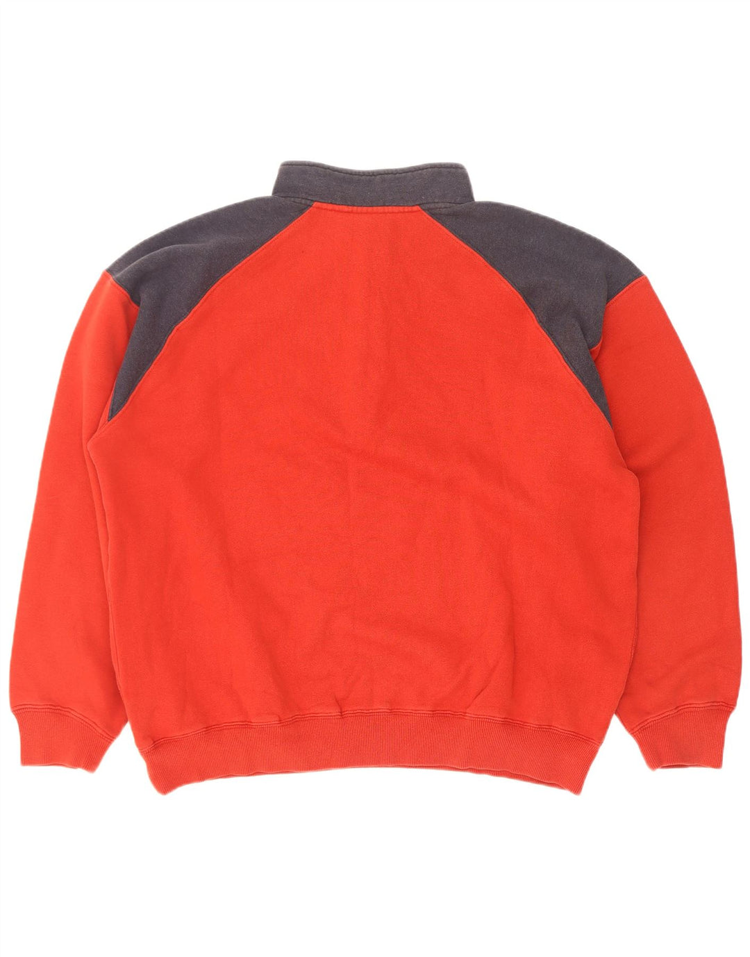 Fila Herren-Sweatshirt mit Reißverschluss, XL, rote Baumwolle