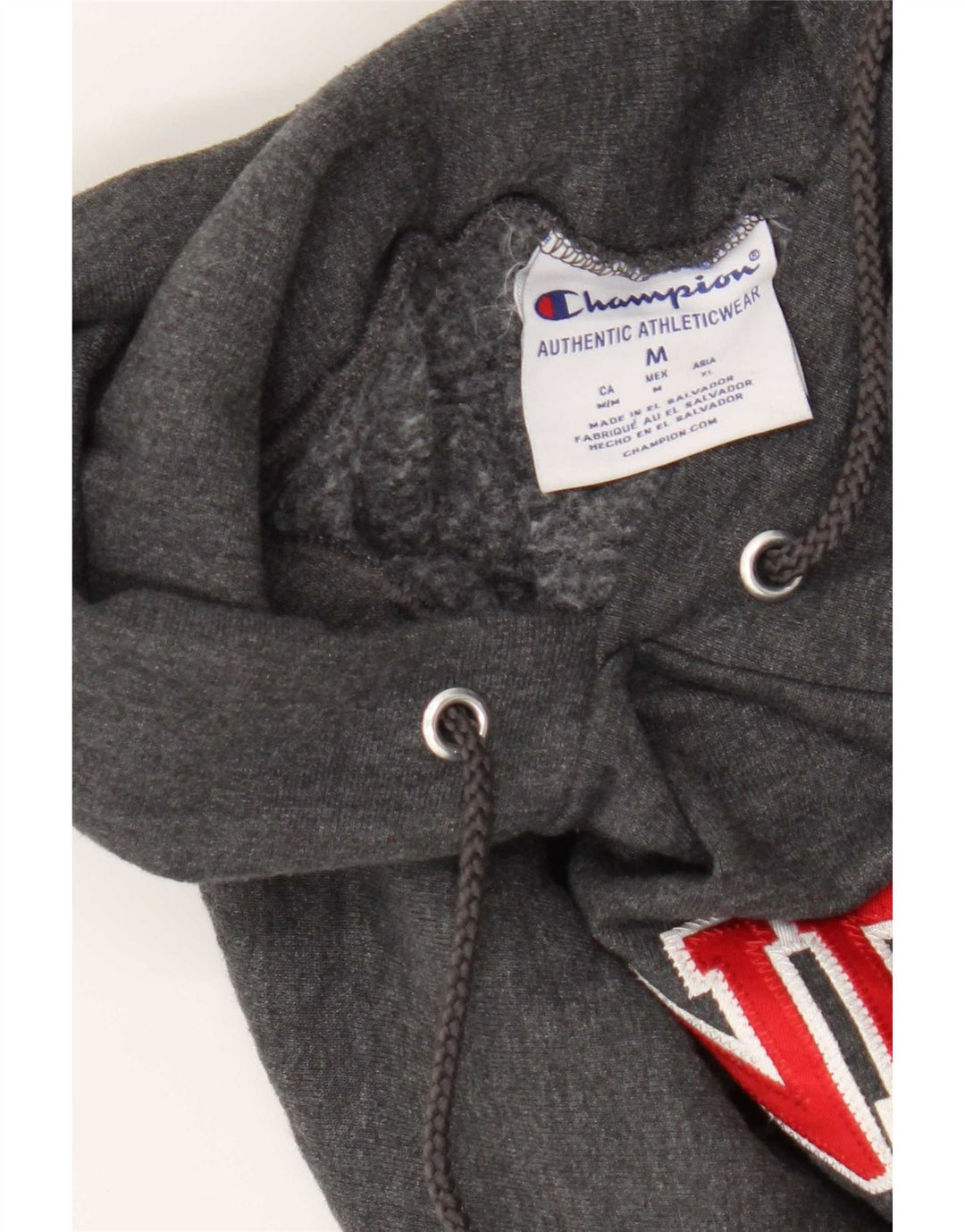Champion Herren Stanford Graphic Hoodie Pullover mittelgraue Baumwolle