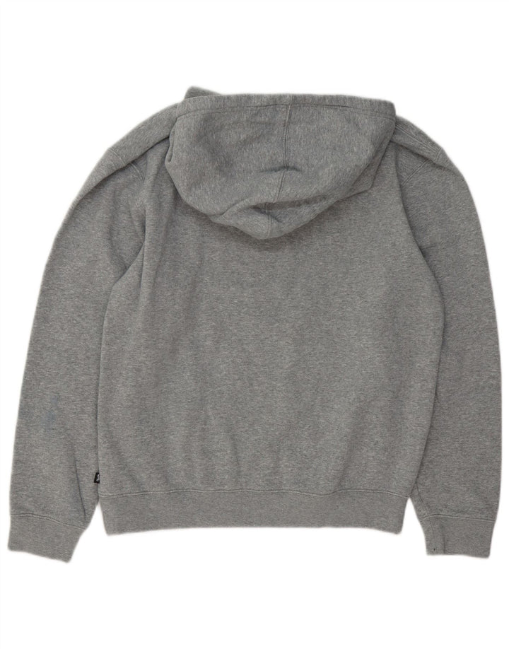 NIKE Herren-Kapuzenpullover mit Grafik, Größe S, Grau, Baumwolle