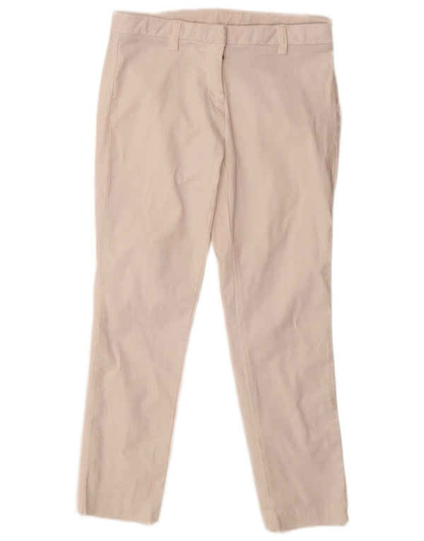 Kappa Damen Kurze Hose IT 38 XS W28 L24 Weiße Baumwolle