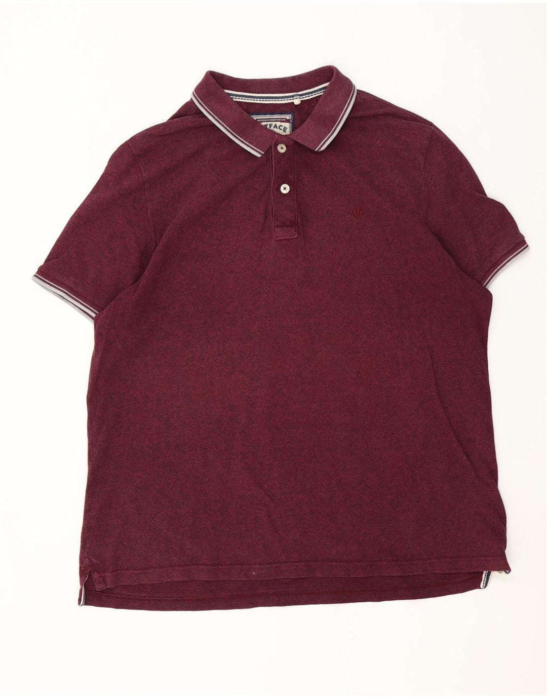 Fat Face Herren-Poloshirt 3XL, kastanienbraun, gestreift, Baumwolle