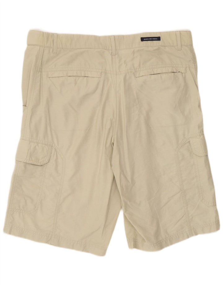Marks & Spencer Herren Cargoshorts W32 mittelgrüne Baumwolle