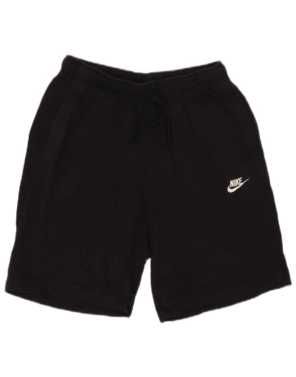 Nike Herren-Sportshorts, groß, aus schwarzer Baumwolle