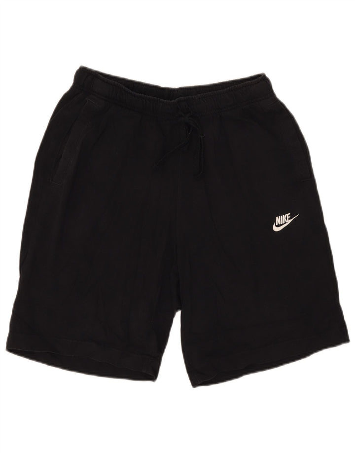 Nike Herren-Sportshorts, groß, aus schwarzer Baumwolle
