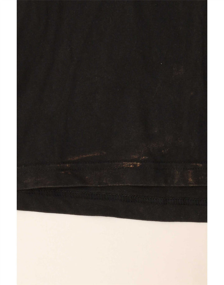 Adidas Herren T-Shirt Top Small Schwarz Baumwolle