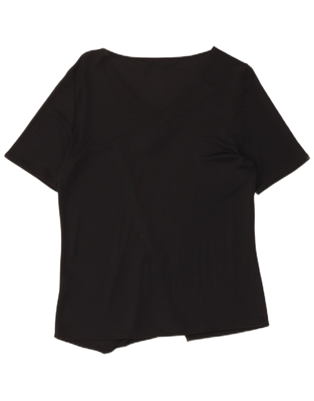 Renato Balestra Damen T-Shirt Top IT 42 Mittelschwarze Viskose