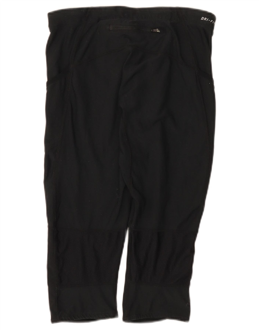 Nike Damen Dri Fit Capri Leggings UK 12 Medium Schwarz Polyester